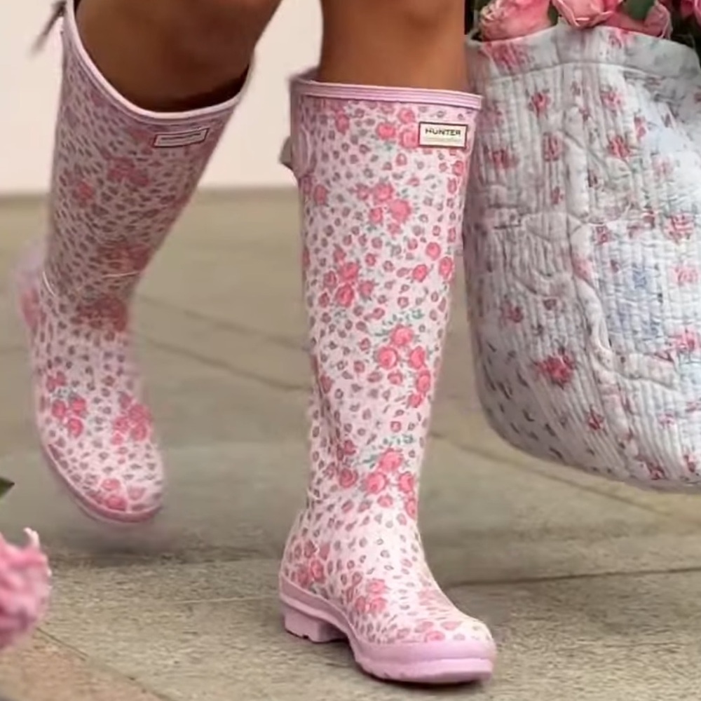 Hunter x LoveShackFancy Original Tall Waterproof Rain Boot (Women)